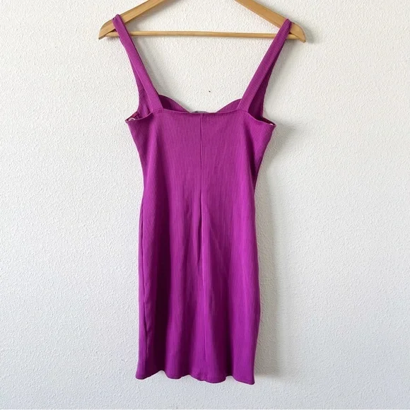 Lulu’s Hotter Than You Can Handle Magenta Purple Bodycon Mini Dress - Picture 9 of 10